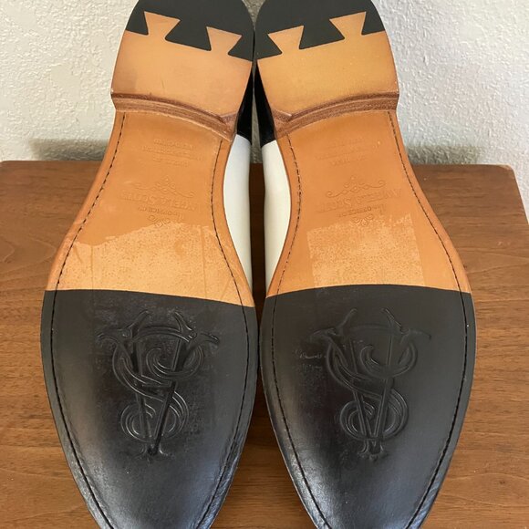 Office of Angela Scott, Mr. Evans Wingtip WEU 39, US 8, Oxford Black and White - Picture 4 of 10